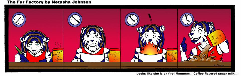 She's on fire!