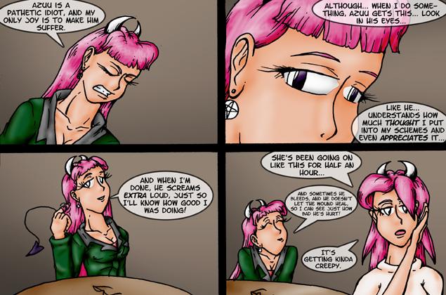 #712 A Woman:  Kinda Creepy
