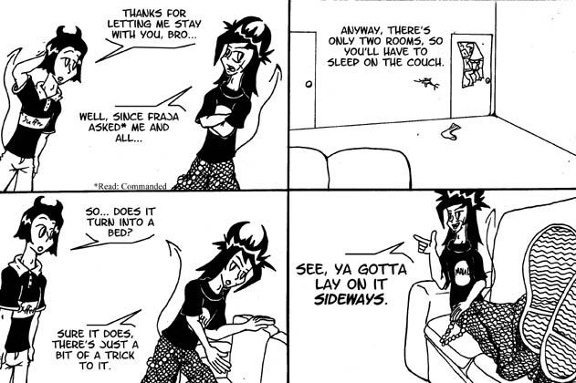 #511 New Roommate: Sideways