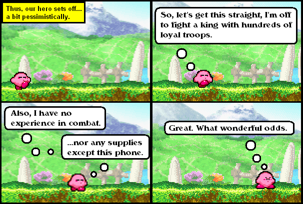 Comic  012 - Kirby's ever the positive thinker