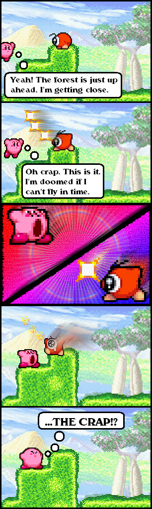 Comic 017 - Kirby Sucks. Literally.