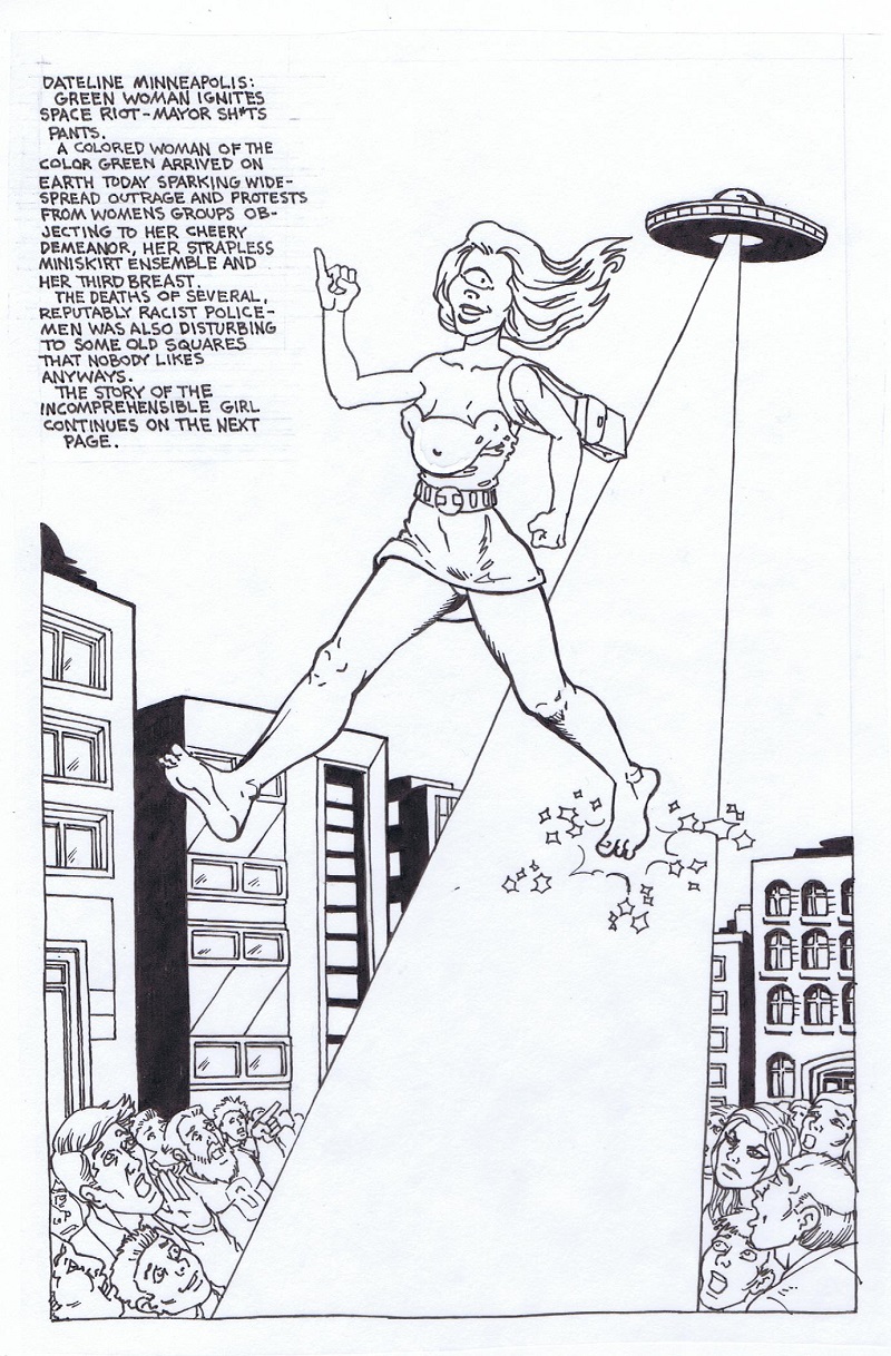 Minneapolis Laff Riot!  Featuring The Incomprehensible Girl. page 1