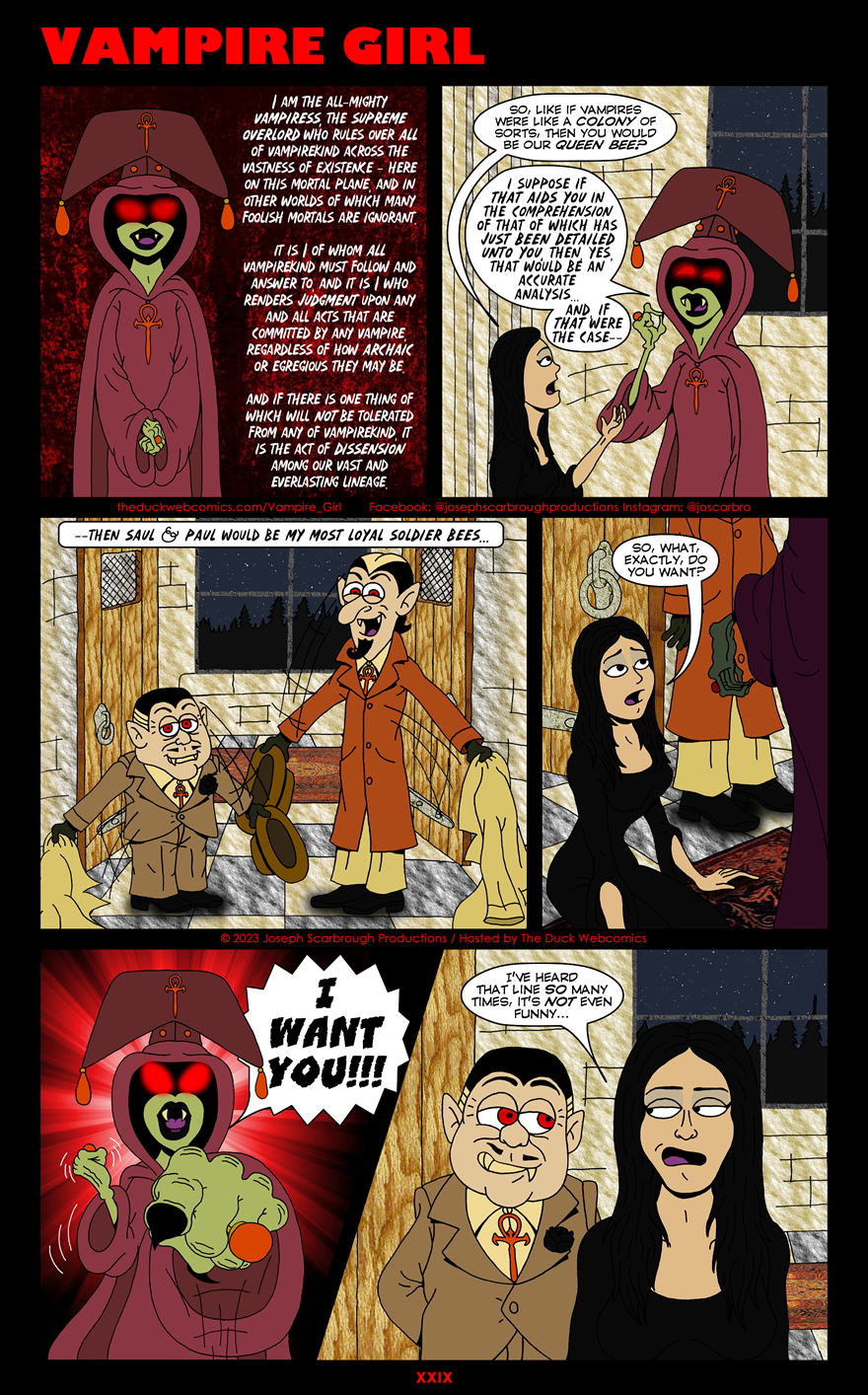 Strip XXIX: Meeting the Vampires