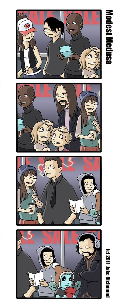 In line for Pokemon Black and White