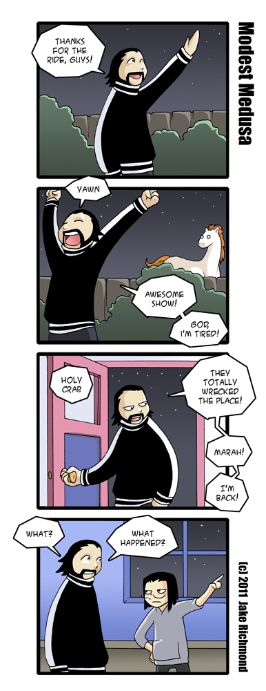 Home again, home again, jiggity jig