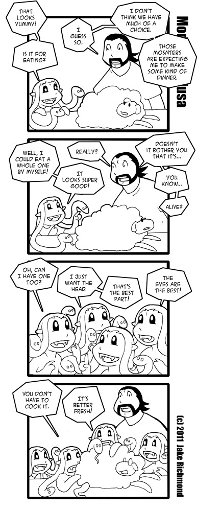 Sheep is what's for dinner!