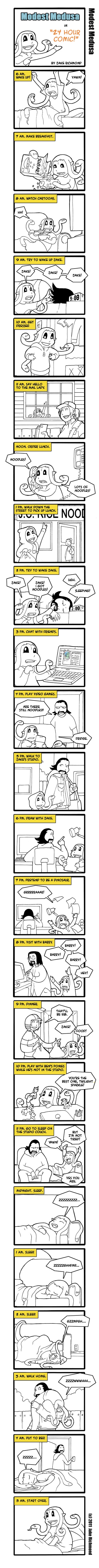 24 hour Medusa comic