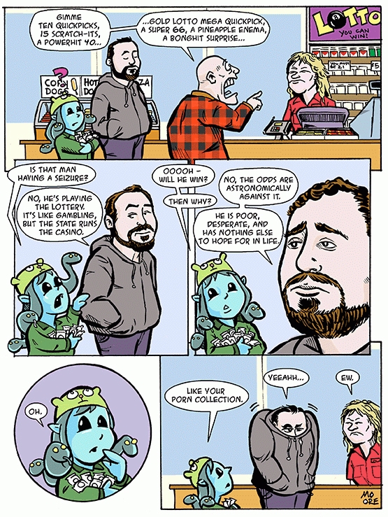 Guest comic by Kevin Moore