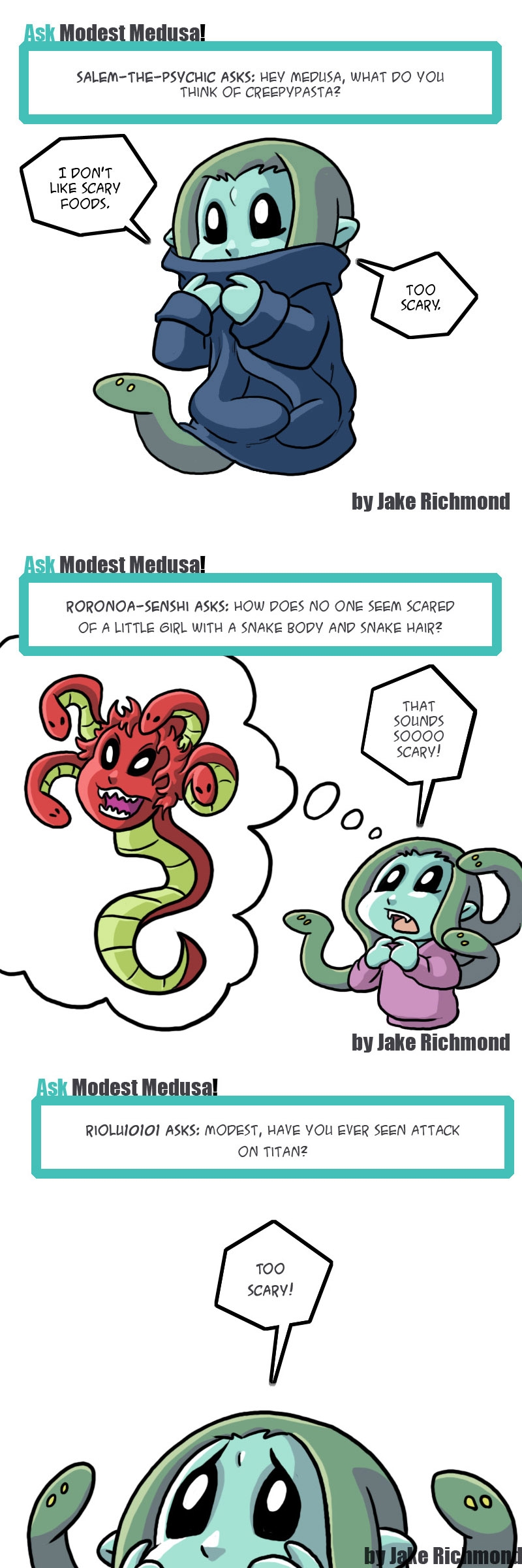 Ask Modest Medusa: Scary Edition