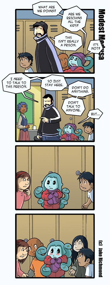 Unexpected attention
