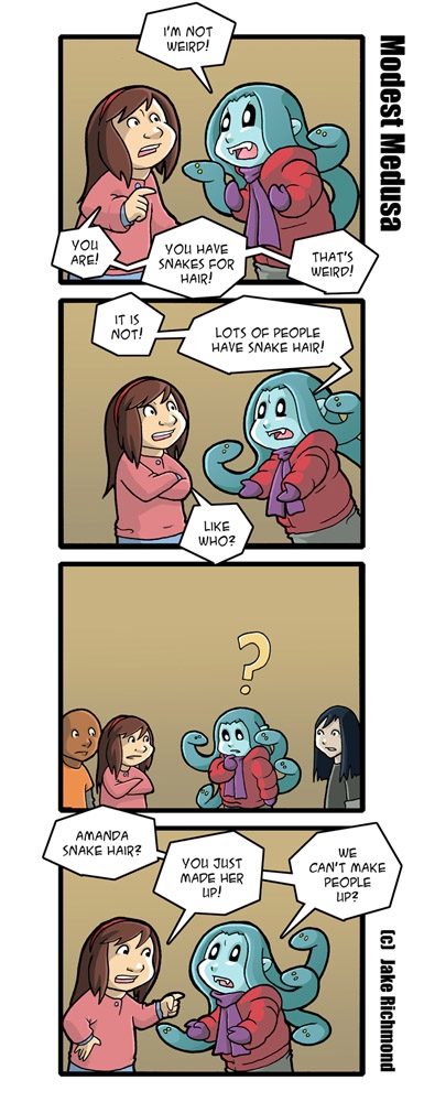 Curiosity killed Medusa