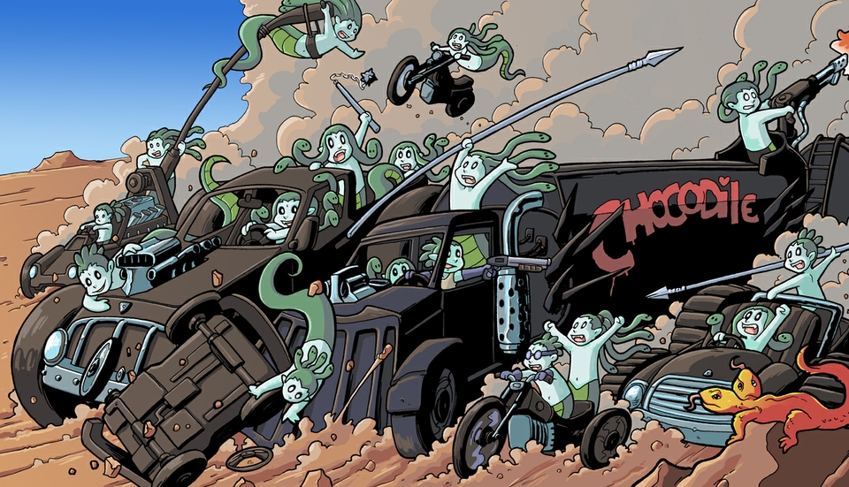 Mad Medusa: Chocodile Road