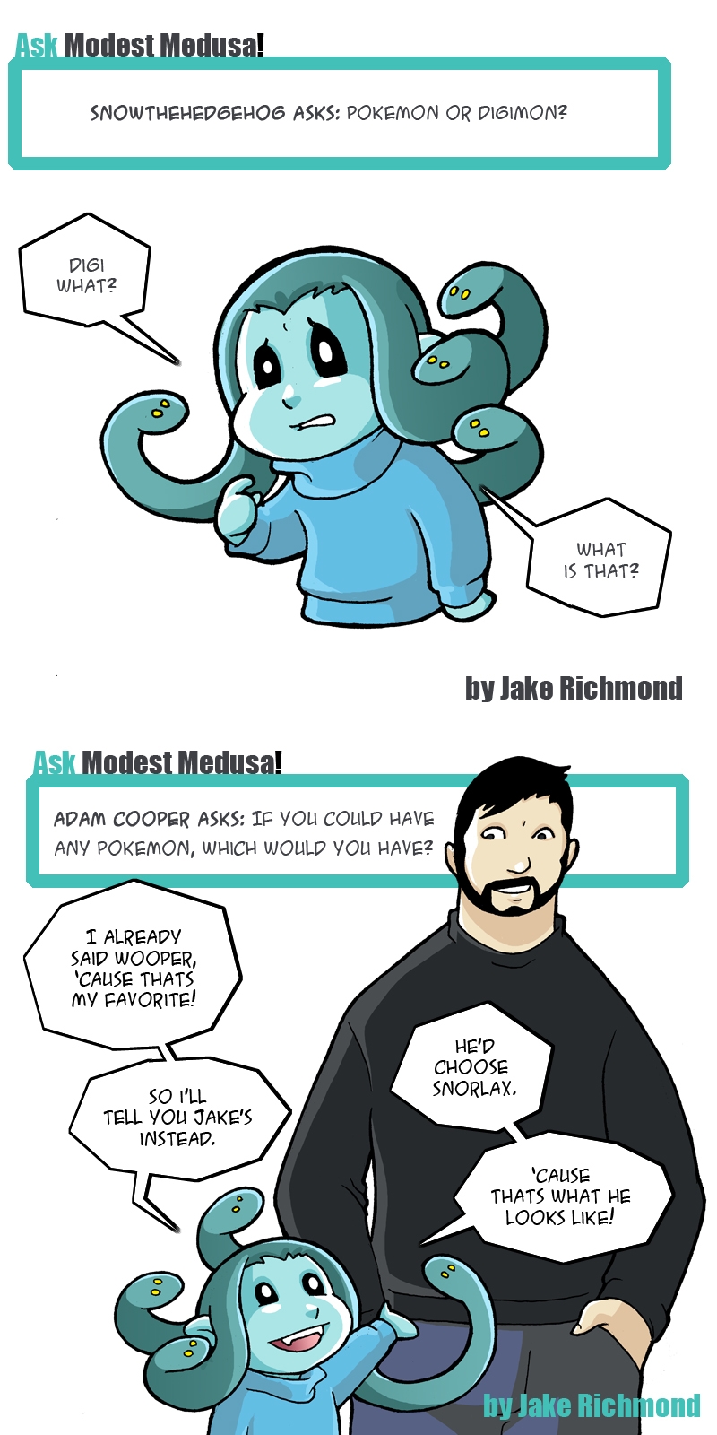 Ask Modest Medusa about Pokemon