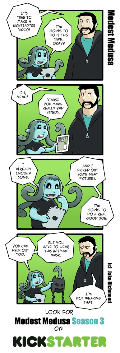 Modest Medusa Season 3 Kickstarter comic