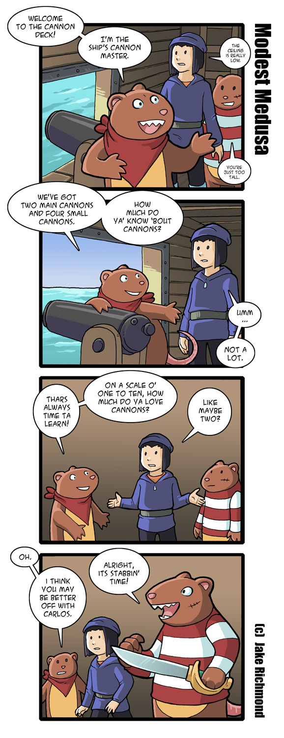 Carlos loves cannons!