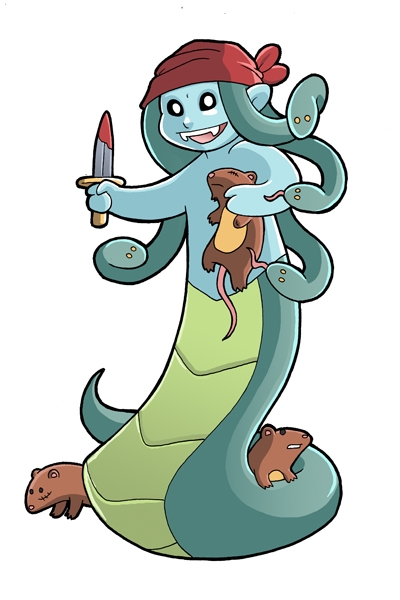 Raccoon Medusa