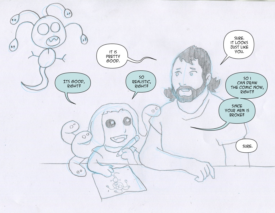 The last left hand comic