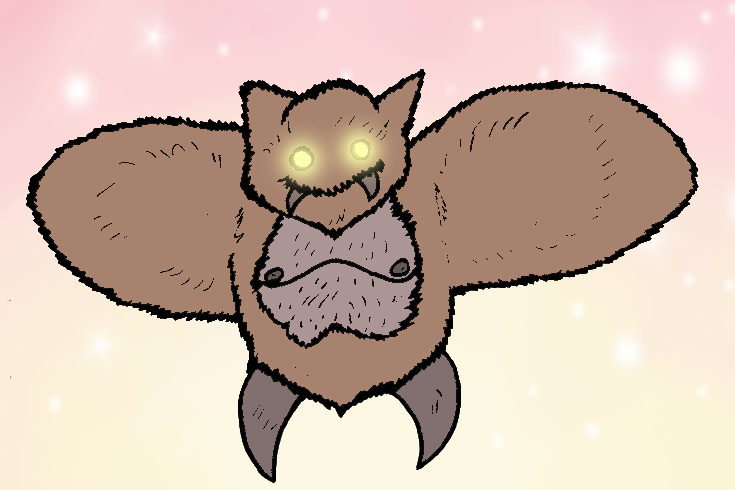 CRATERS EDGE: EEVES LITTLE PET BIRD MONSTER- fanart - (AMALOCKH1)
