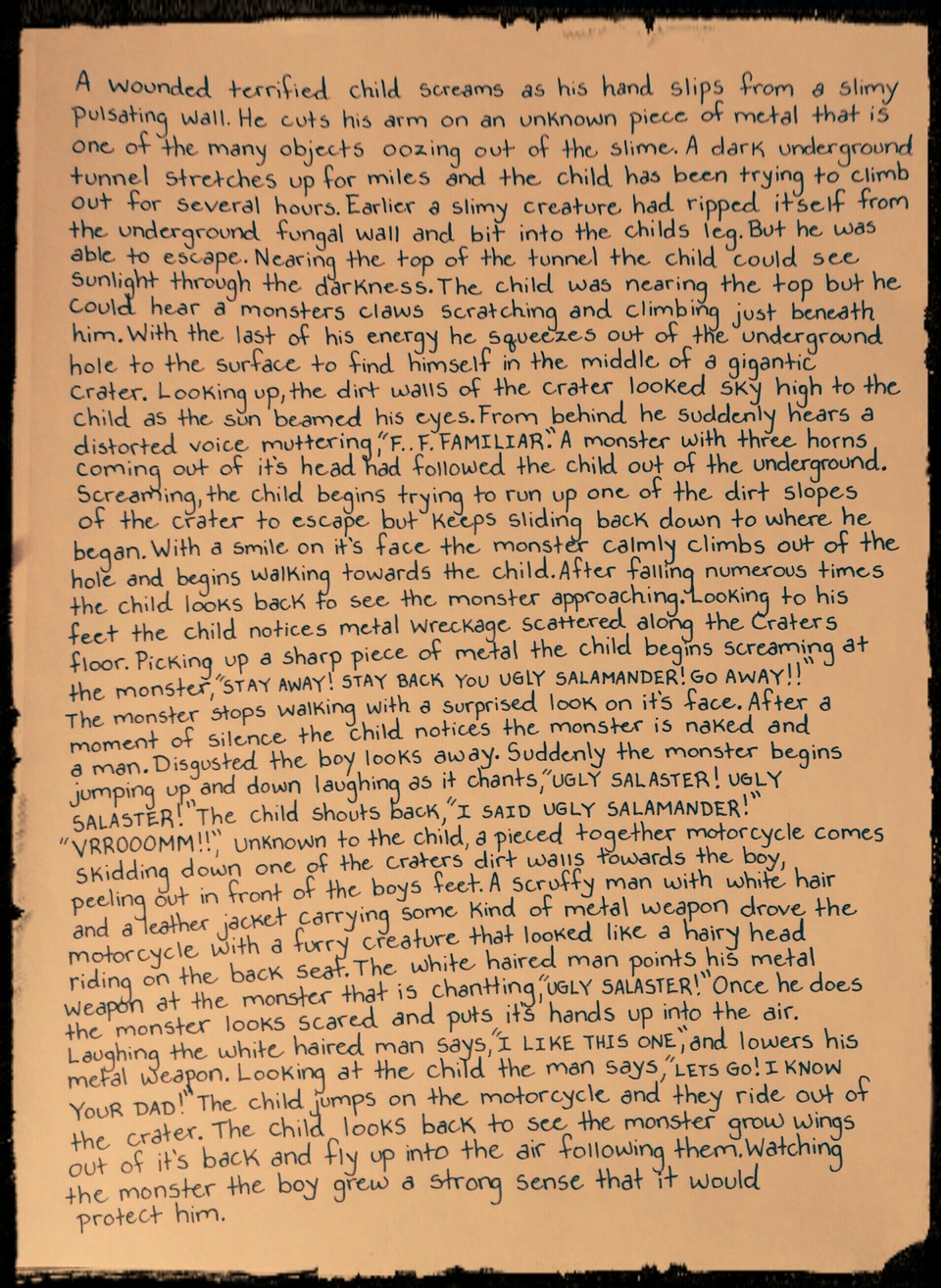 Craters Edge - A Page Lost in Time