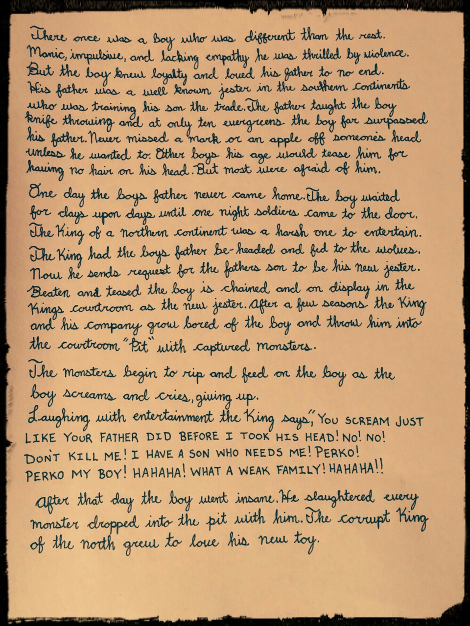 Craters Edge - A Page Lost in Time