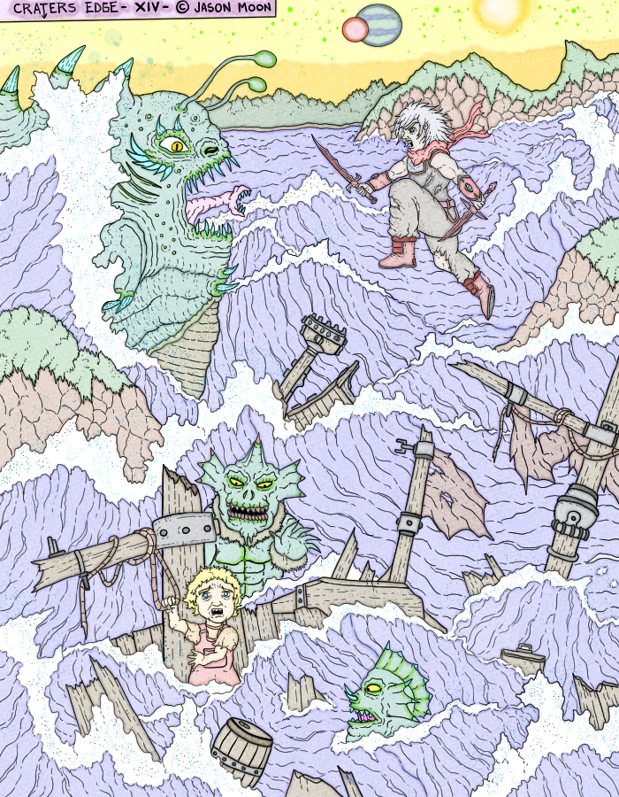 CRATERS EDGE ch.14 cover