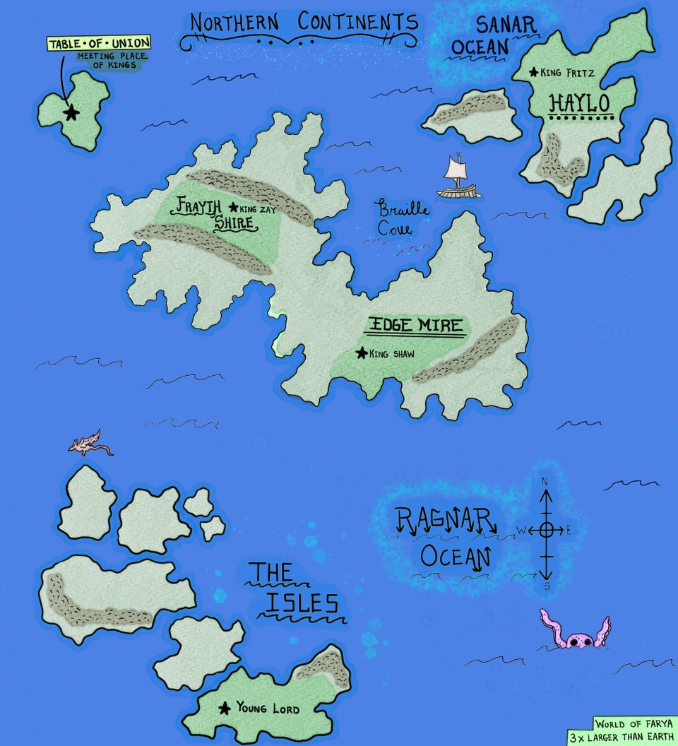 Craters Edge: World of Farya - The Northern Continents