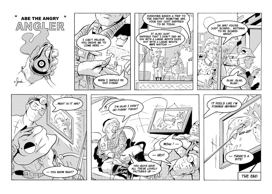 Strip #4: Abe The Angry Angler