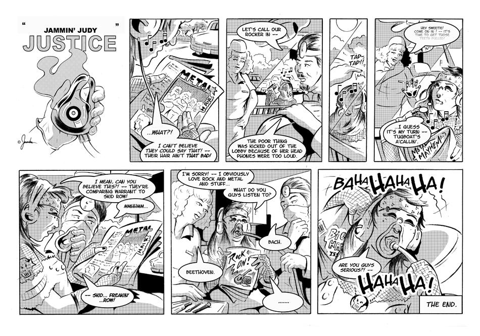 Strip #6: Jammin' Judy Justice