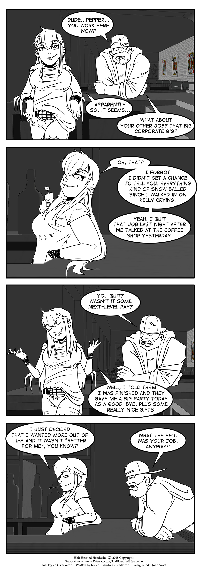 495 - You work here now?