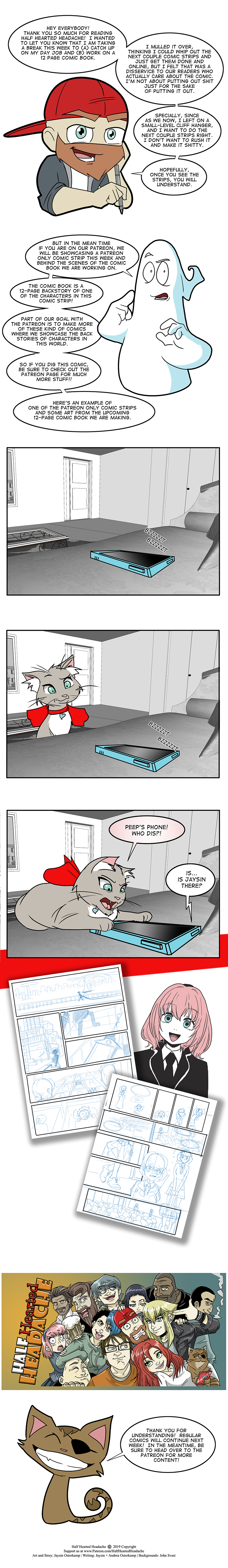 March 3, 2019 - A week off