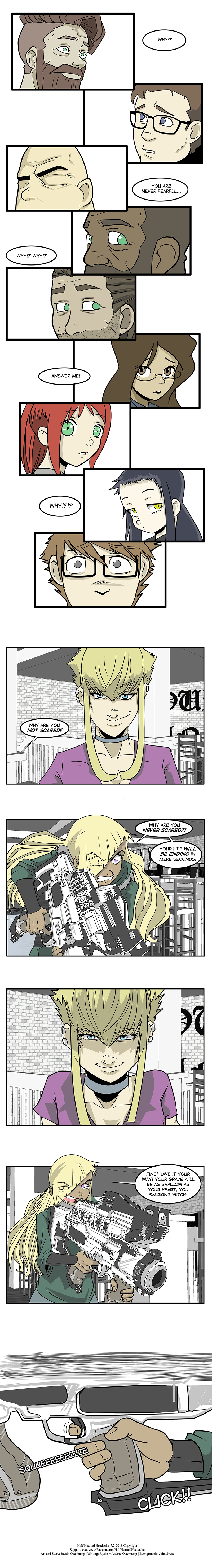 686 - Why are you never scared?