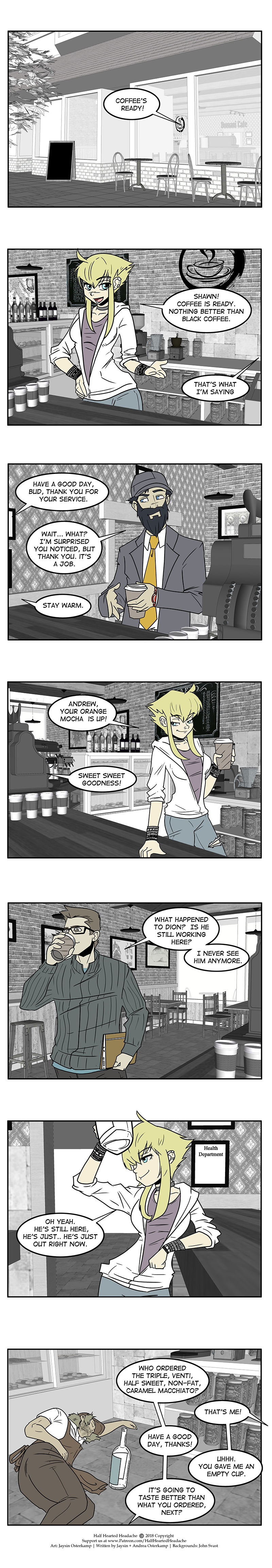 597 - He's Out Right Now