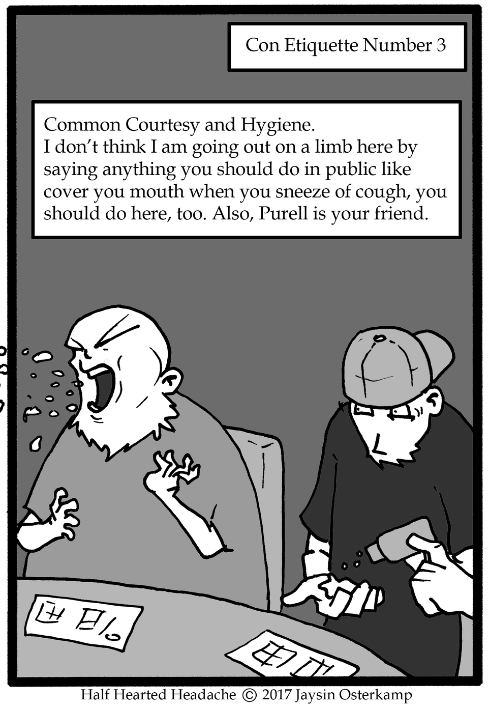 September 2, 2017 - Con Etiquette 3