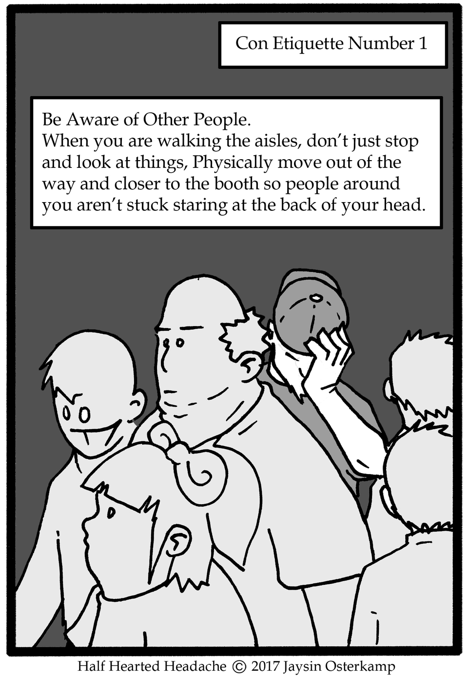 August 26, 2017 - Con Etiquette 1