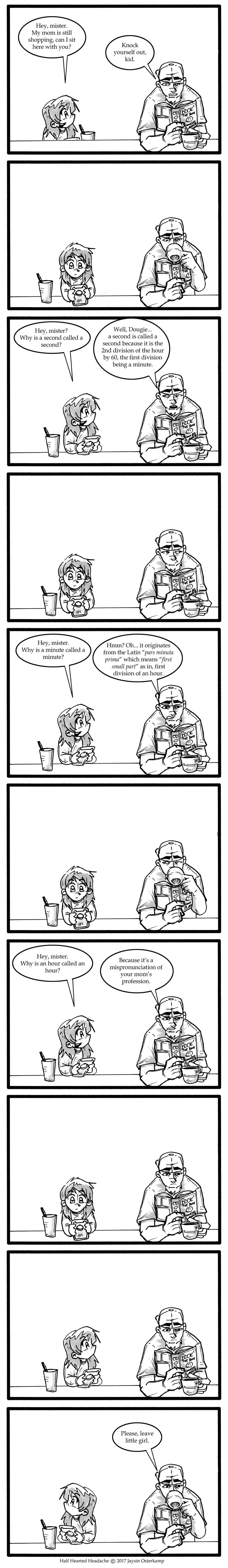 July 10, 2017 - Seconds and Minutes