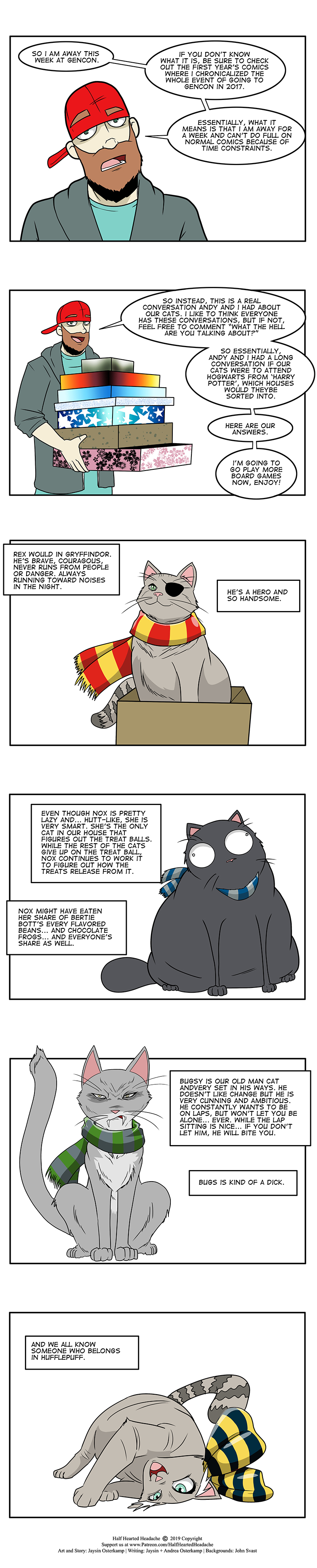 729 - Hairy Purrter Houses