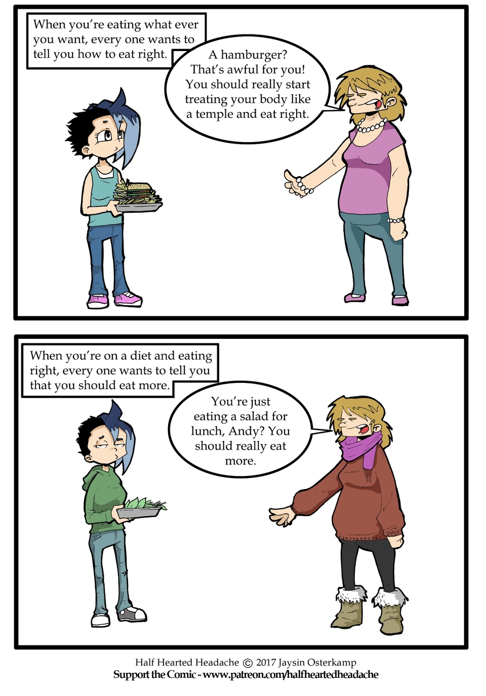 December 18, 2017 - Diets and Other People