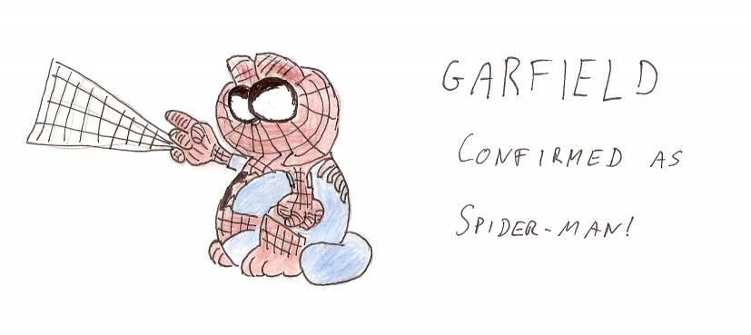 Garfield Confirmed as Spider-Man!