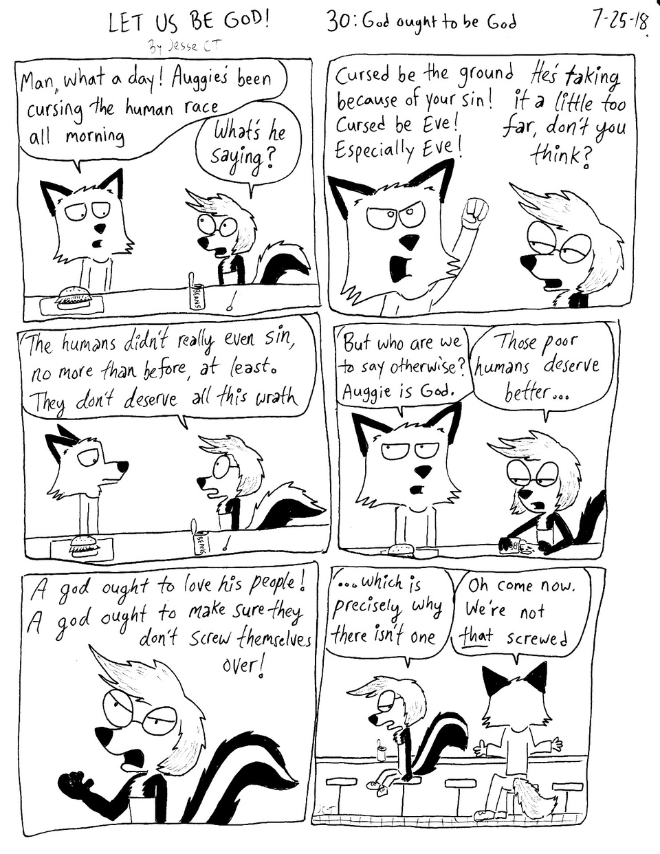 #30: God ought to be God