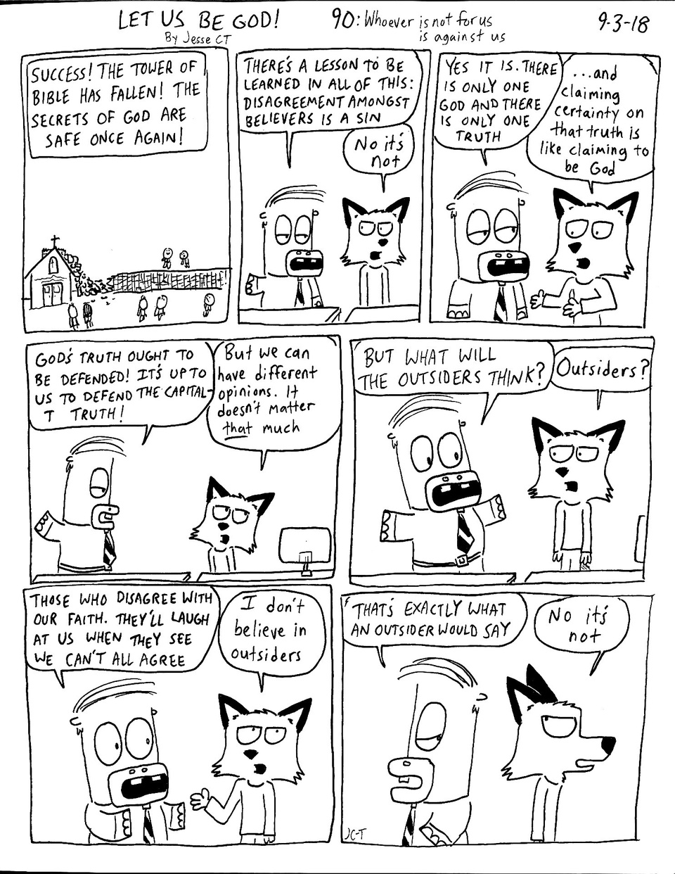 #90: Whoever is not for us is against us