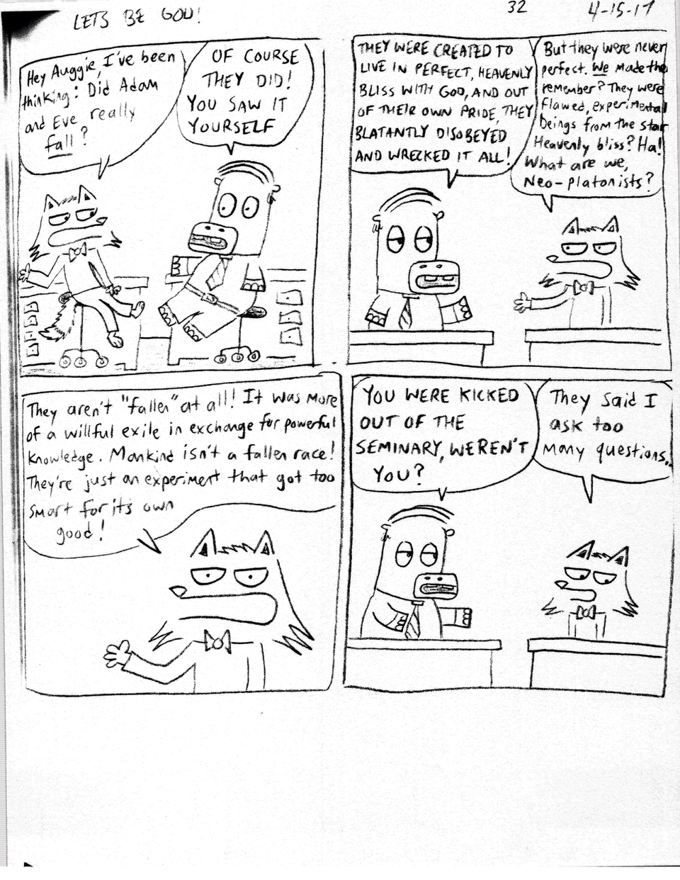 #32: Fallen From What, Exactly?