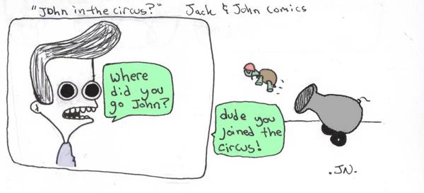 John in the circus?