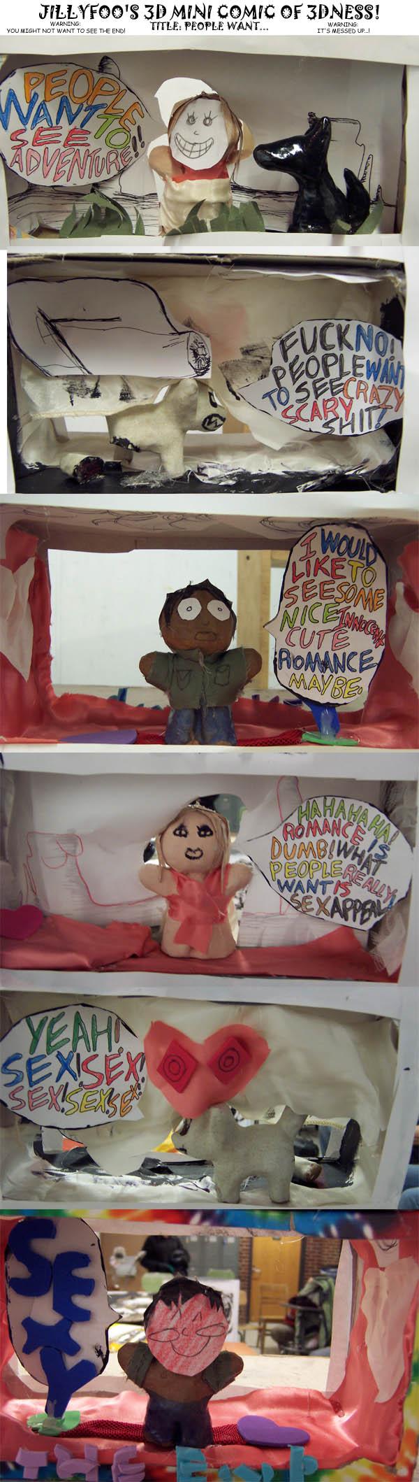 3D mini comic of 3Dness!