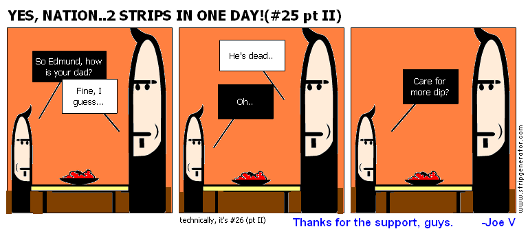 yes, nation, a second strip in one day!