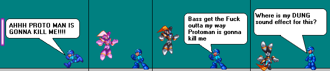 The attack of Proto Man