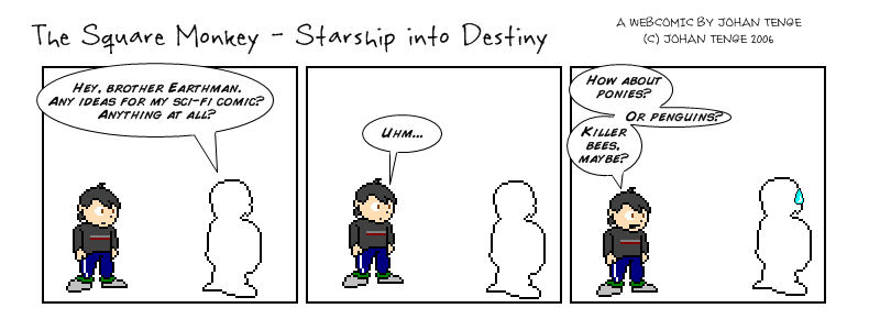 The Square Monkey - Starship into Destiny Preview #1 - Prologue Comic #1