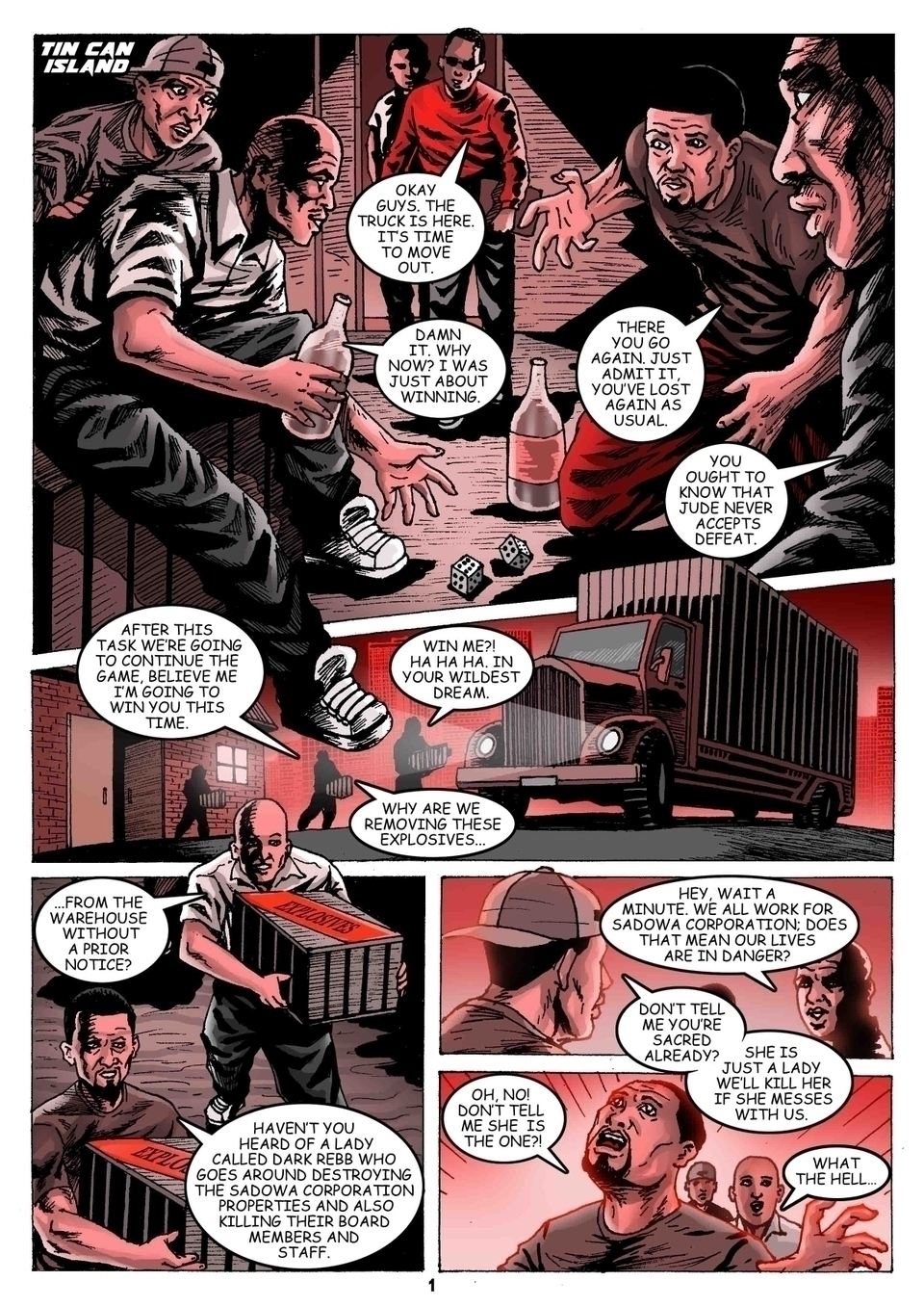 DARK REBB issue 1 page 1