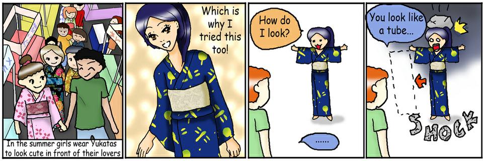 Wearing my yukata