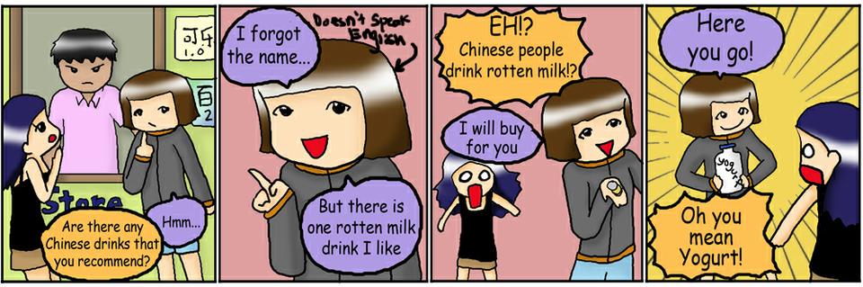 Chinese rotten milk