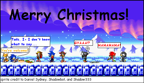 Sonic Scratch Christmas Celebration